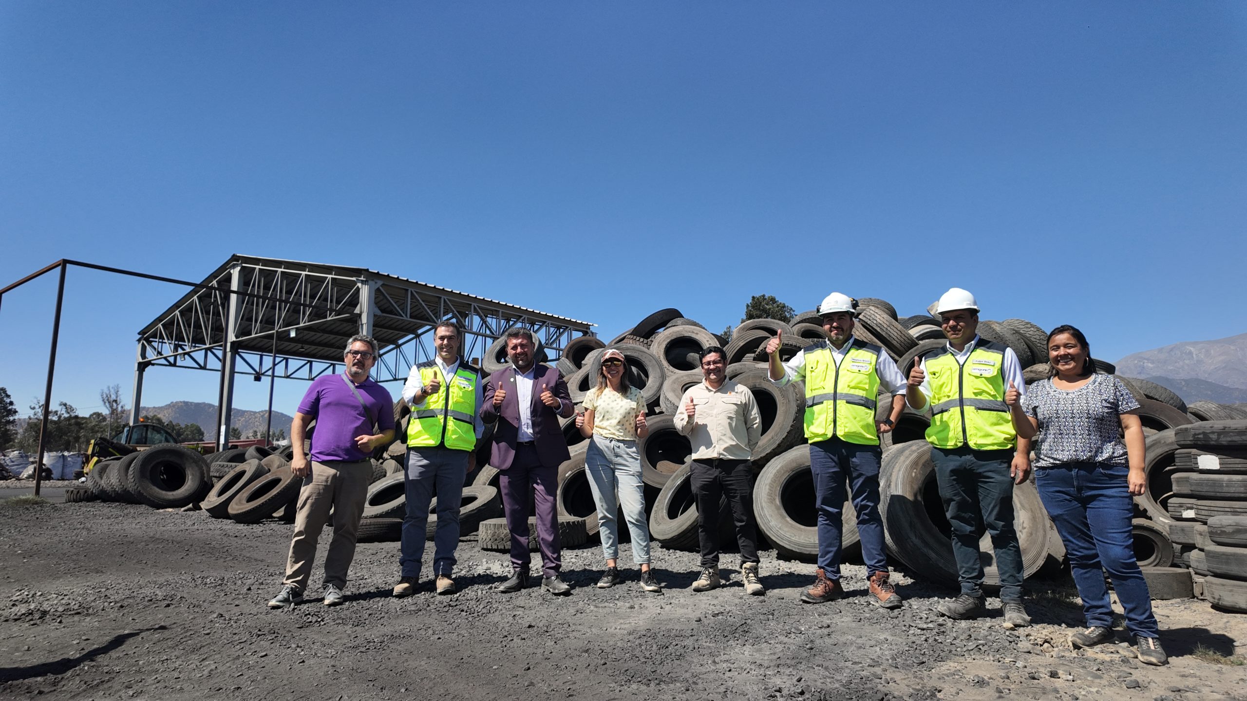 Arrigoni Ambiental NFU cierra exitosa campaña de reciclaje de neumáticos junto a Municipios de la Región de O’Higgins
